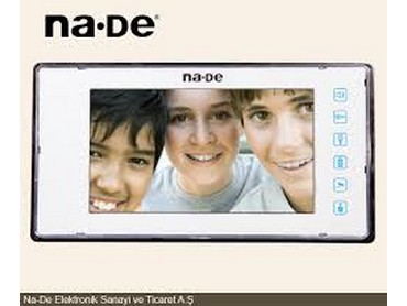 Nade NVM-800MCW Beyaz 7inc Renkli Görüntülü Diyafon