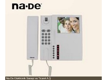 Nade ND 108K-8 4.3inc Renkli görüntülü diyafon kapıcı telefonu daireler arama